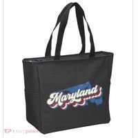 State Of Maryland Retro Logo Tote Bag thumb 2