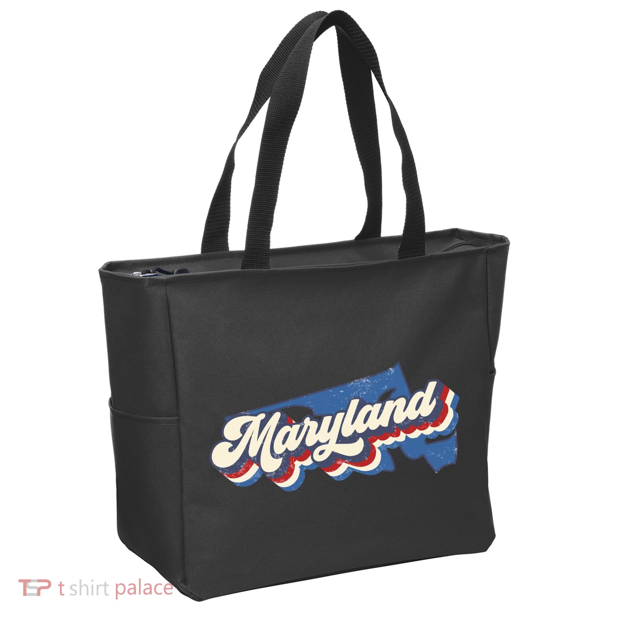 State Of Maryland Retro Logo Tote Bag