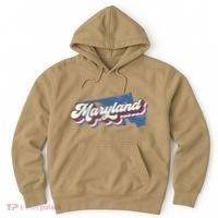State Of Maryland Retro Logo Hoodie thumb 0
