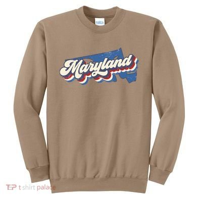 State Of Maryland Retro Logo Sweatshirt
