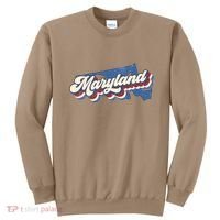 State Of Maryland Retro Logo Sweatshirt thumb 0