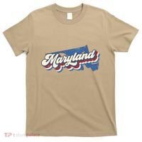 State Of Maryland Retro Logo T-Shirt thumb 0