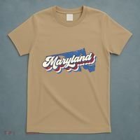 State Of Maryland Retro Logo T-Shirt thumb 5