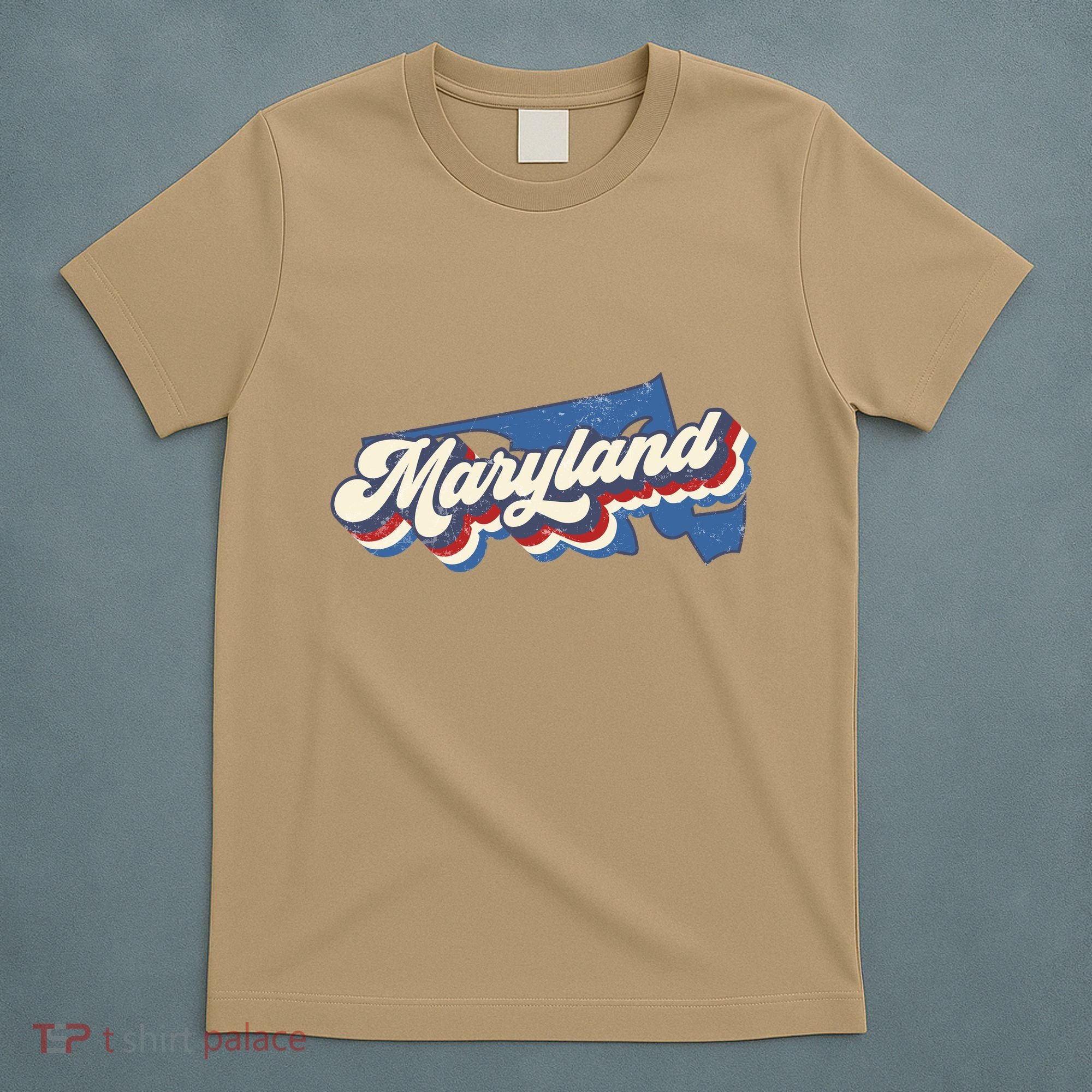 State Of Maryland Retro Logo T-Shirt