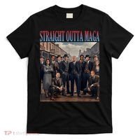 Straight Outta Maga Funny Trump 2024 Funny T-Shirt thumb 0