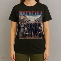 Straight Outta Maga Funny Trump 2024 Funny T-Shirt thumb 4