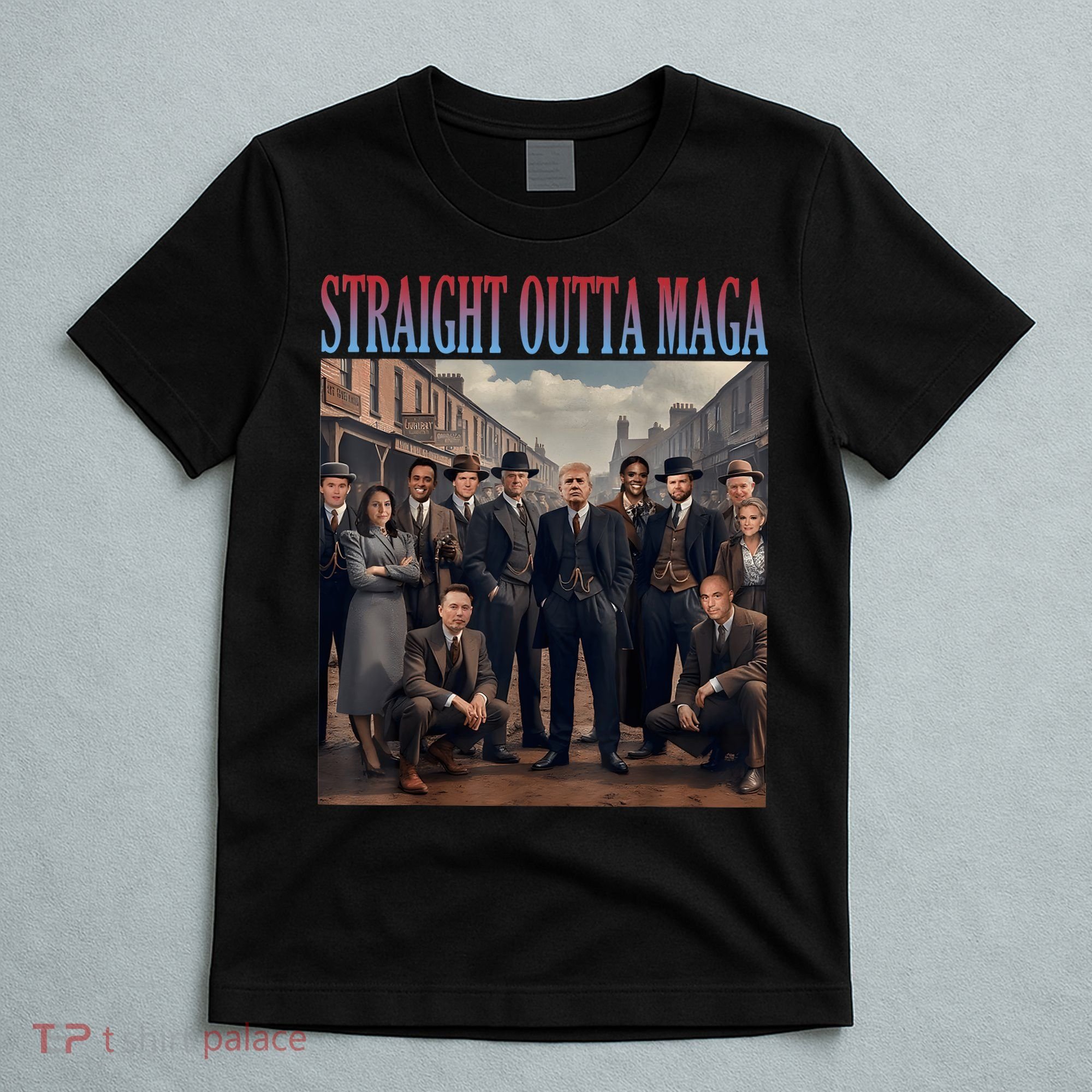 Straight Outta Maga Funny Trump 2024 Funny T-Shirt