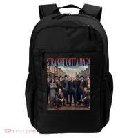 Straight Outta Maga Funny Trump 2024 Funny Backpack thumb 0