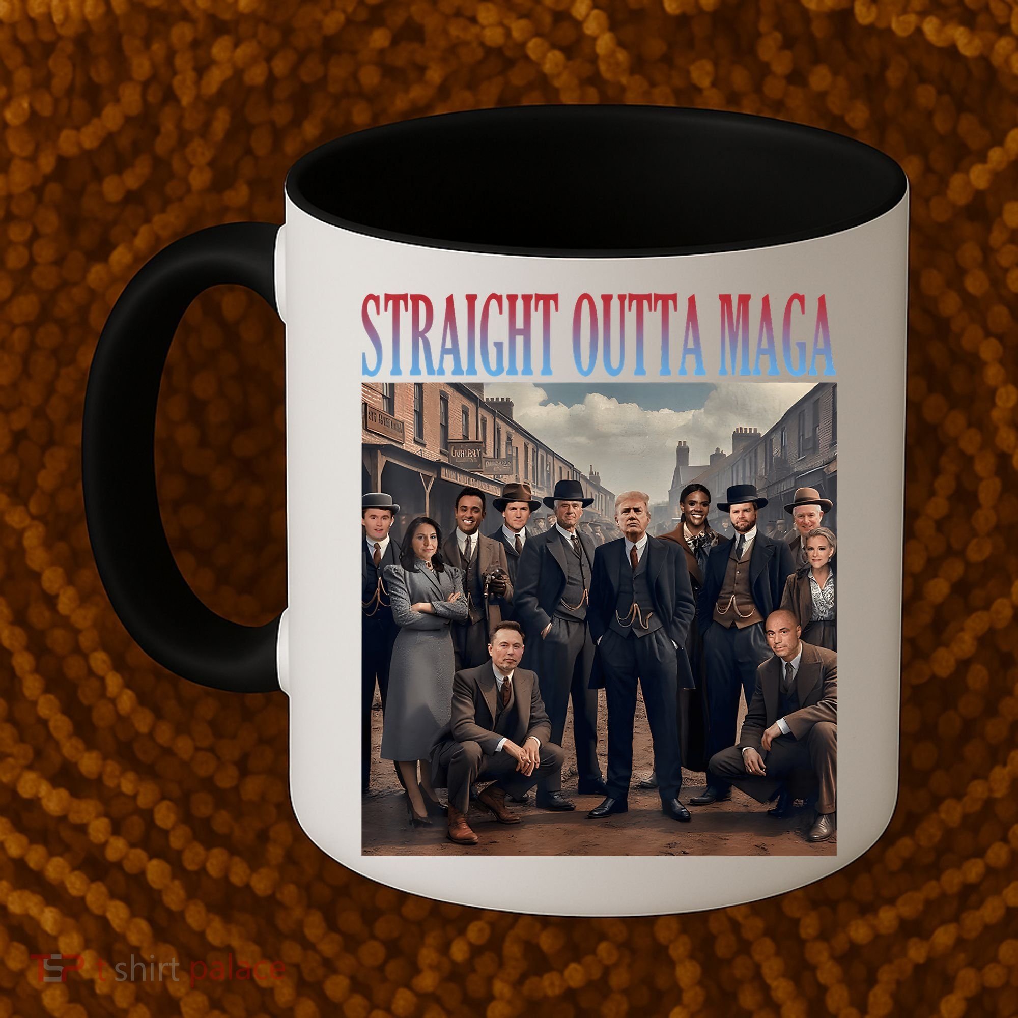 Straight Outta Maga Funny Trump 2024 Funny Coffee Mug