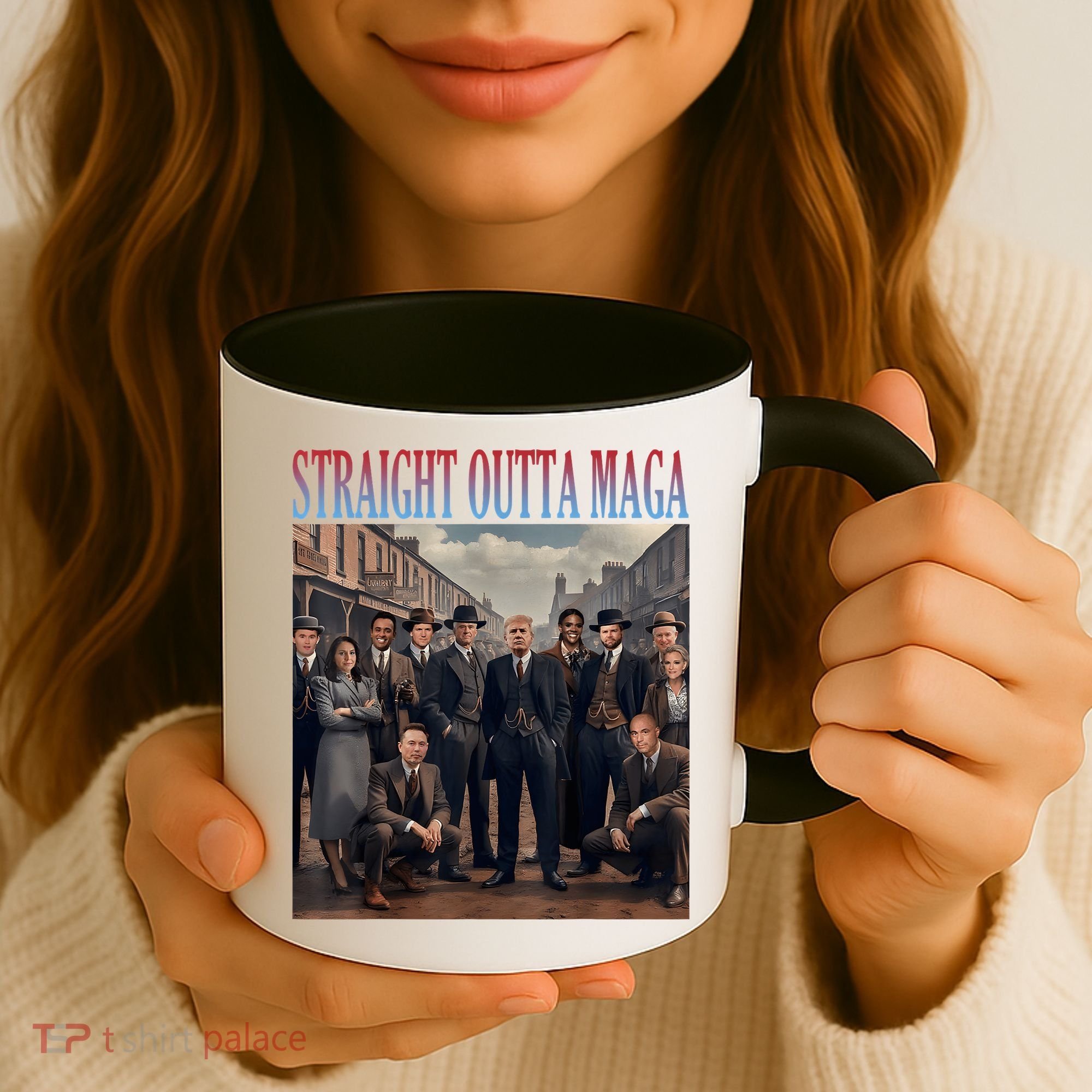 Straight Outta Maga Funny Trump 2024 Funny Coffee Mug