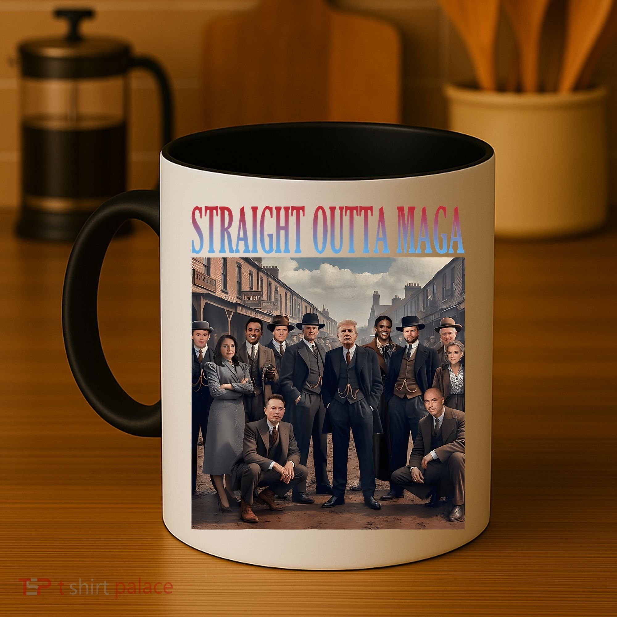Straight Outta Maga Funny Trump 2024 Funny Coffee Mug