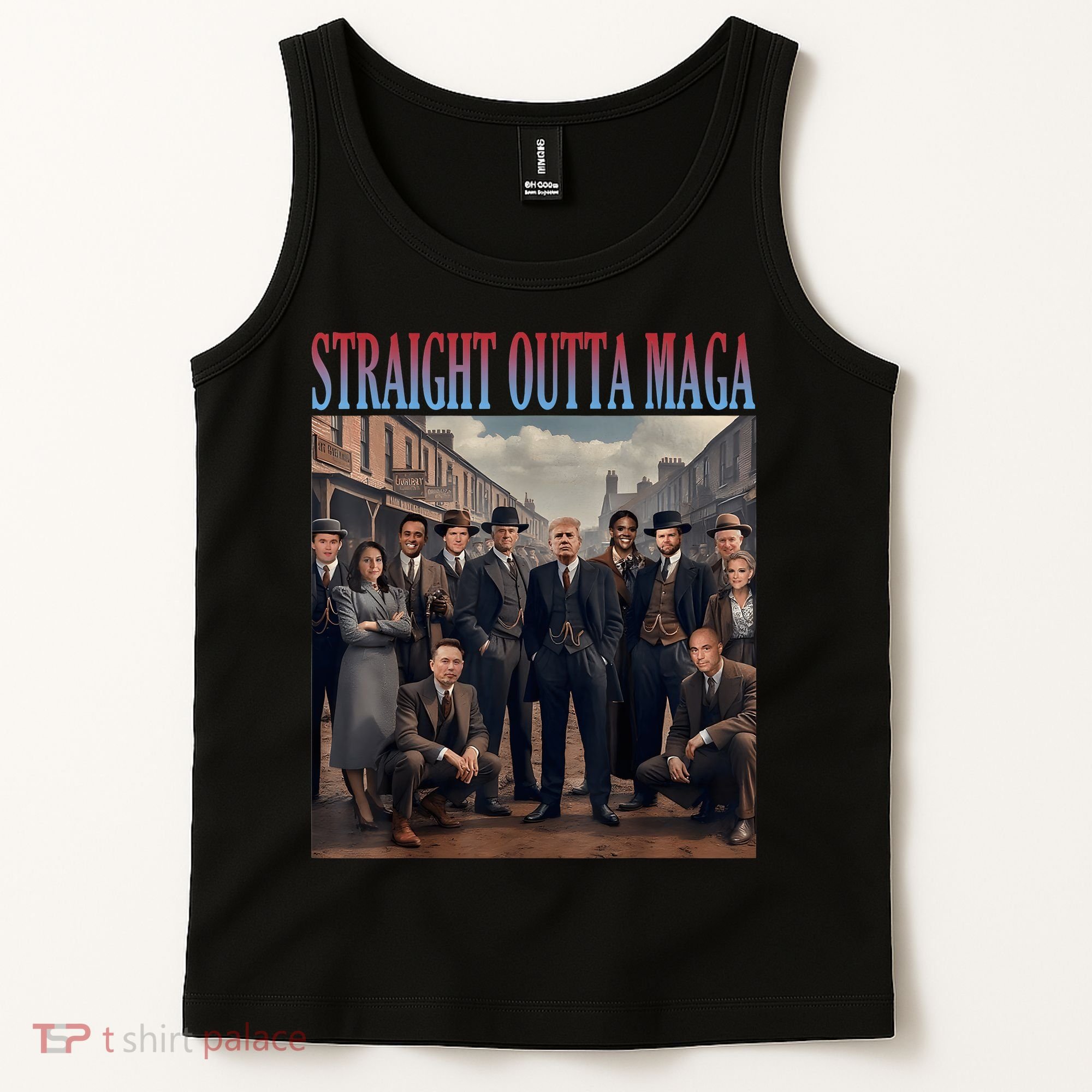 Straight Outta Maga Funny Trump 2024 Funny Tank Top