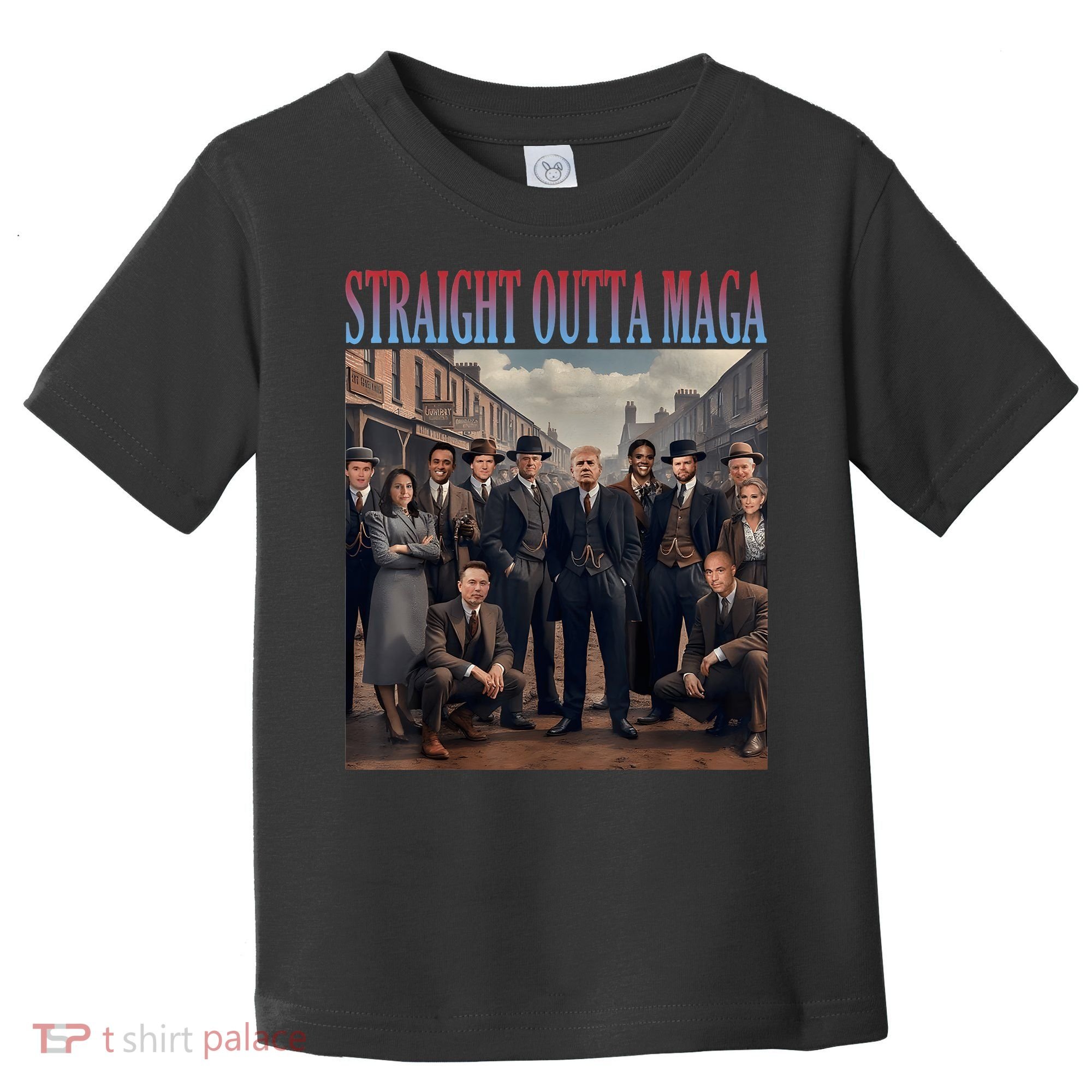 Straight Outta Maga Funny Trump 2024 Funny Toddler T-Shirt