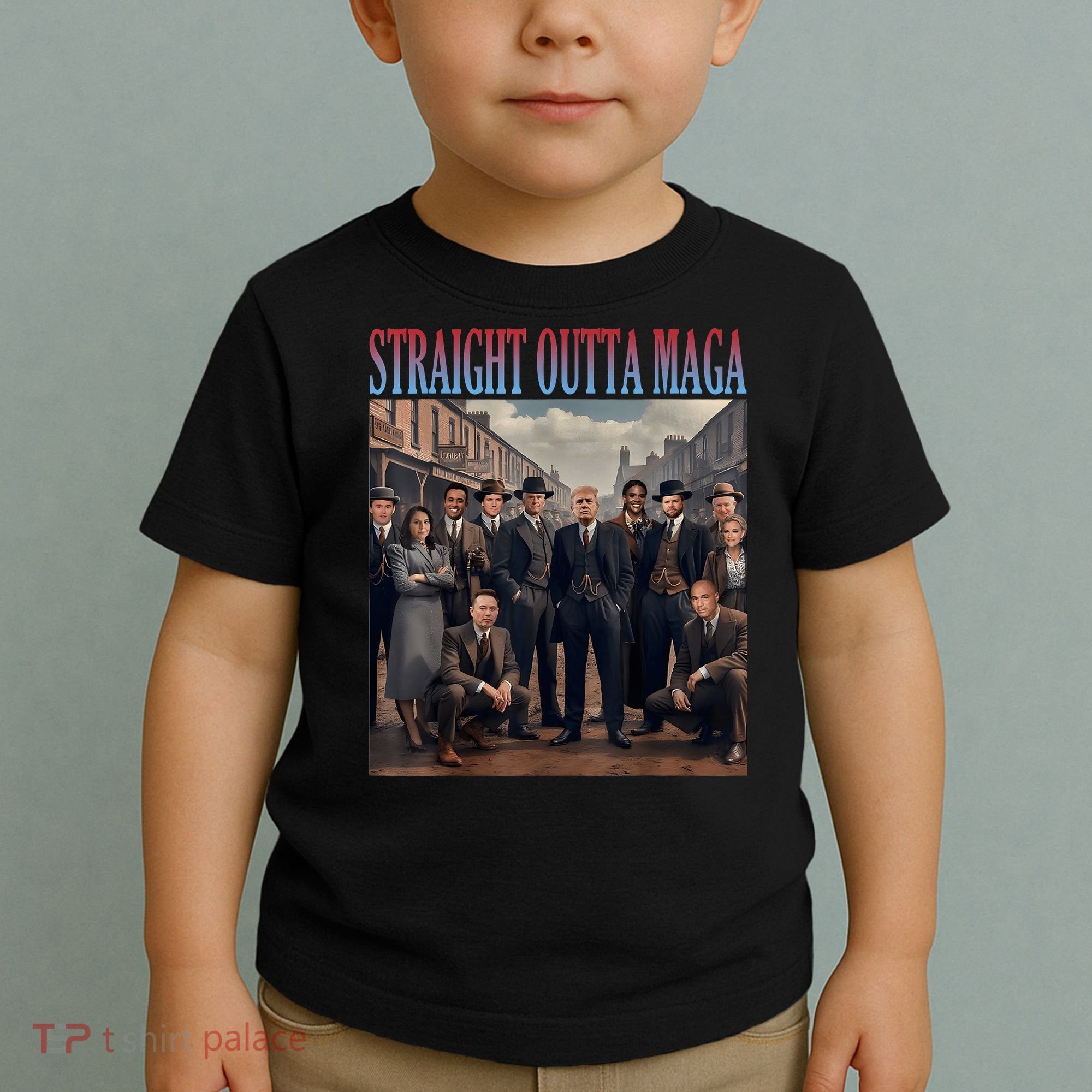 Straight Outta Maga Funny Trump 2024 Funny Toddler T-Shirt