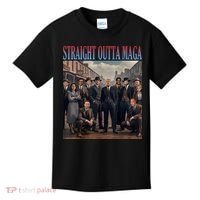 Straight Outta Maga Funny Trump 2024 Funny Kids T-Shirt thumb 0