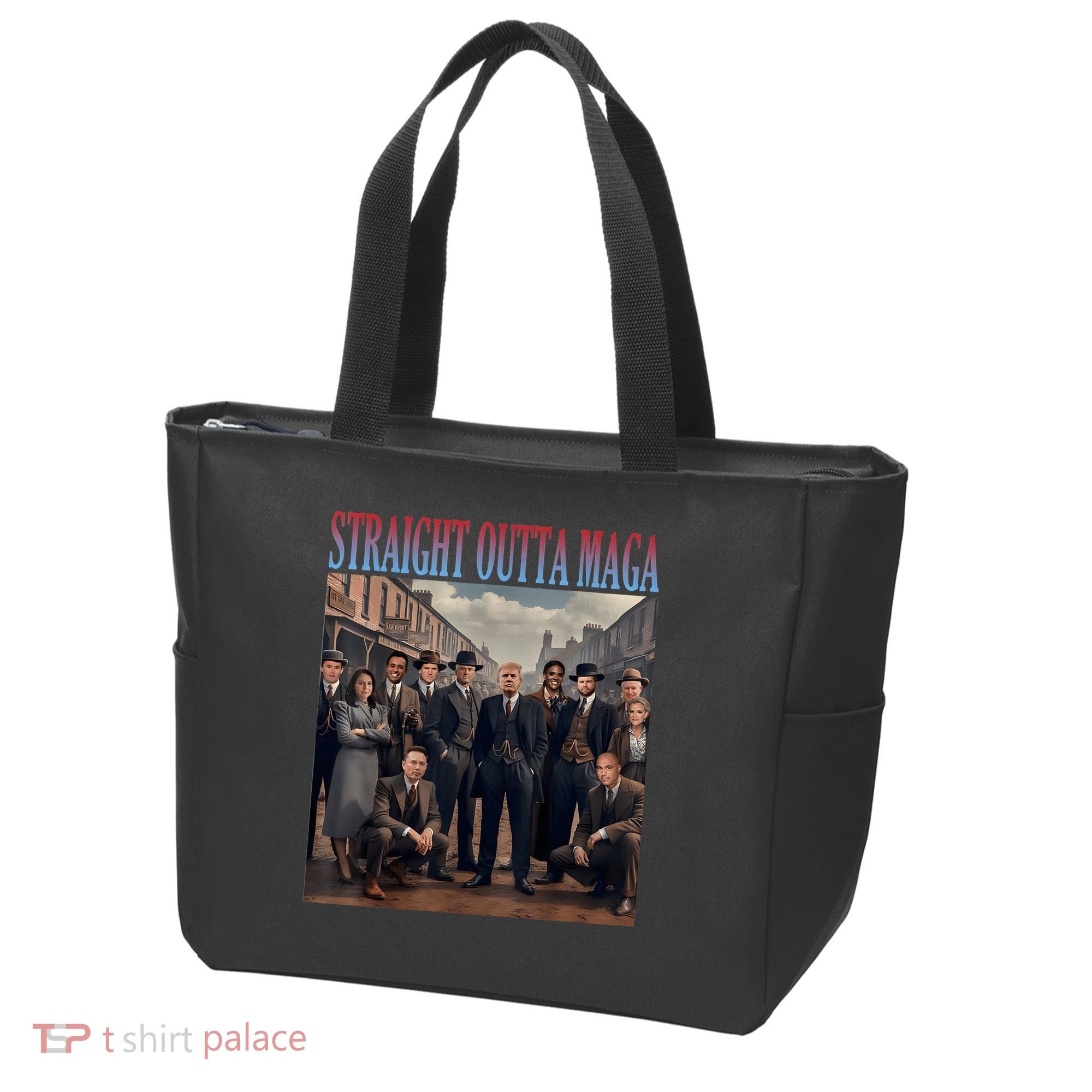 Straight Outta Maga Funny Trump 2024 Funny Tote Bag