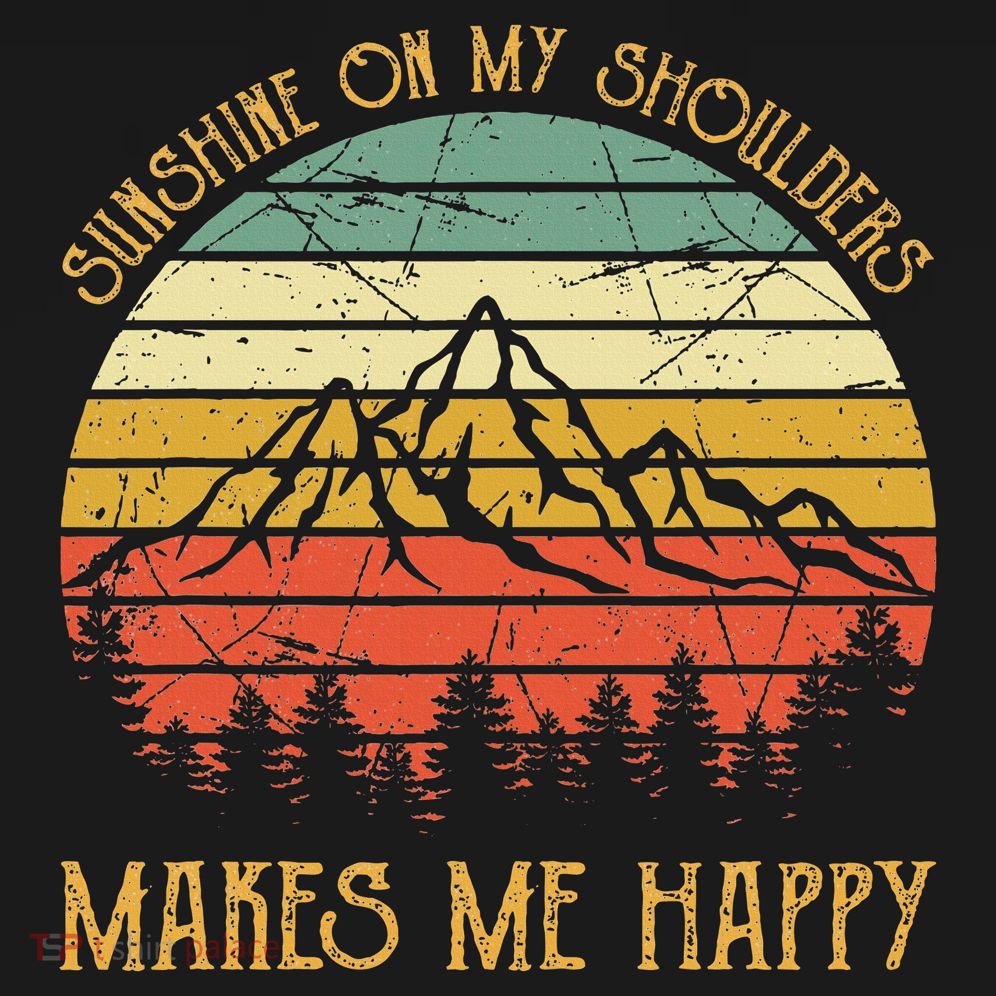Sunshine On My Shoulders Country Music Southern Western T-Shirt
