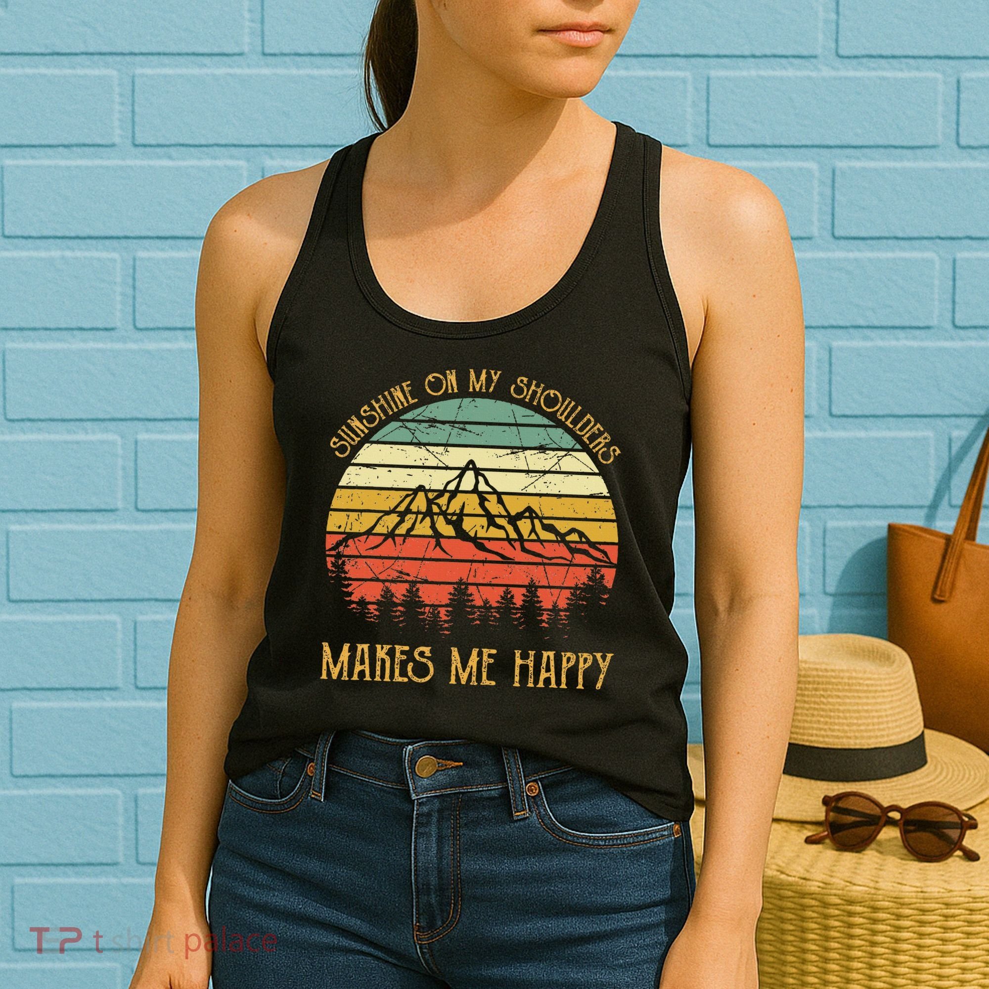 Sunshine On My Shoulders Country Music Southern Western Women's Tank Top