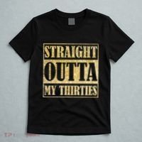 Straight Outta My Thirties Funny 30th Birthday Gift T-Shirt thumb 5
