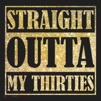 Straight Outta My Thirties Funny 30th Birthday Gift Hat thumb 2