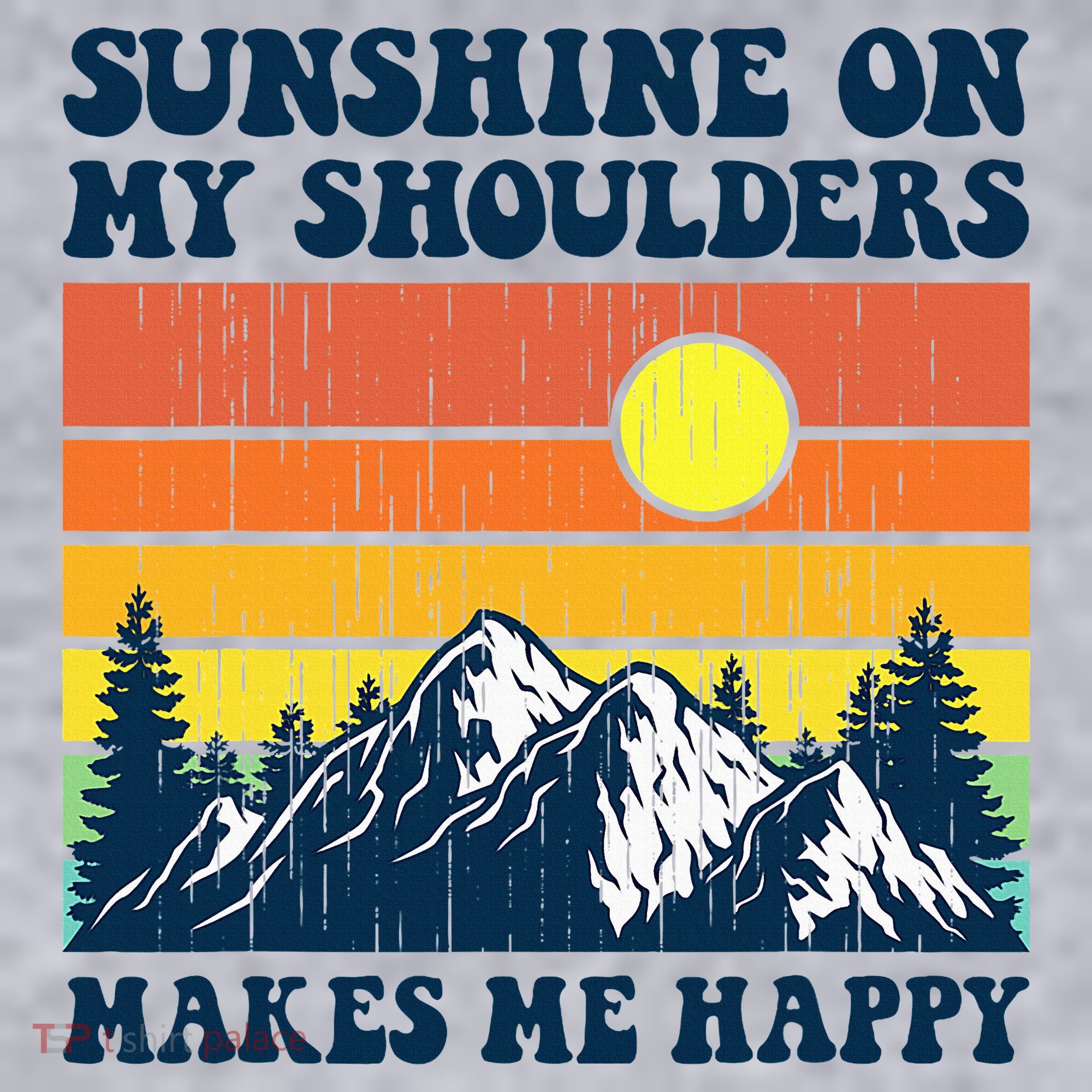 Sunshine On My Shoulders Makes Me Feel Happy Country Music Women's Sweatshirt