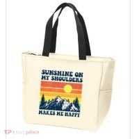Sunshine On My Shoulders Makes Me Feel Happy Country Music Tote Bag thumb 3