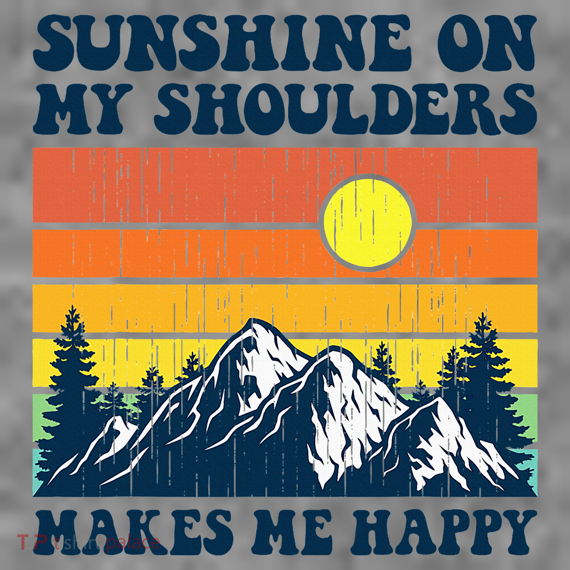 Sunshine On My Shoulders Makes Me Feel Happy Country Music Toddler Hoodie