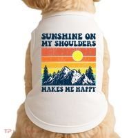 Sunshine On My Shoulders Makes Me Feel Happy Country Music Doggie Tank thumb 0