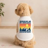 Sunshine On My Shoulders Makes Me Feel Happy Country Music Doggie Tank thumb 2