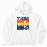 Sunshine On My Shoulders Makes Me Feel Happy Country Music Hoodie thumb 0