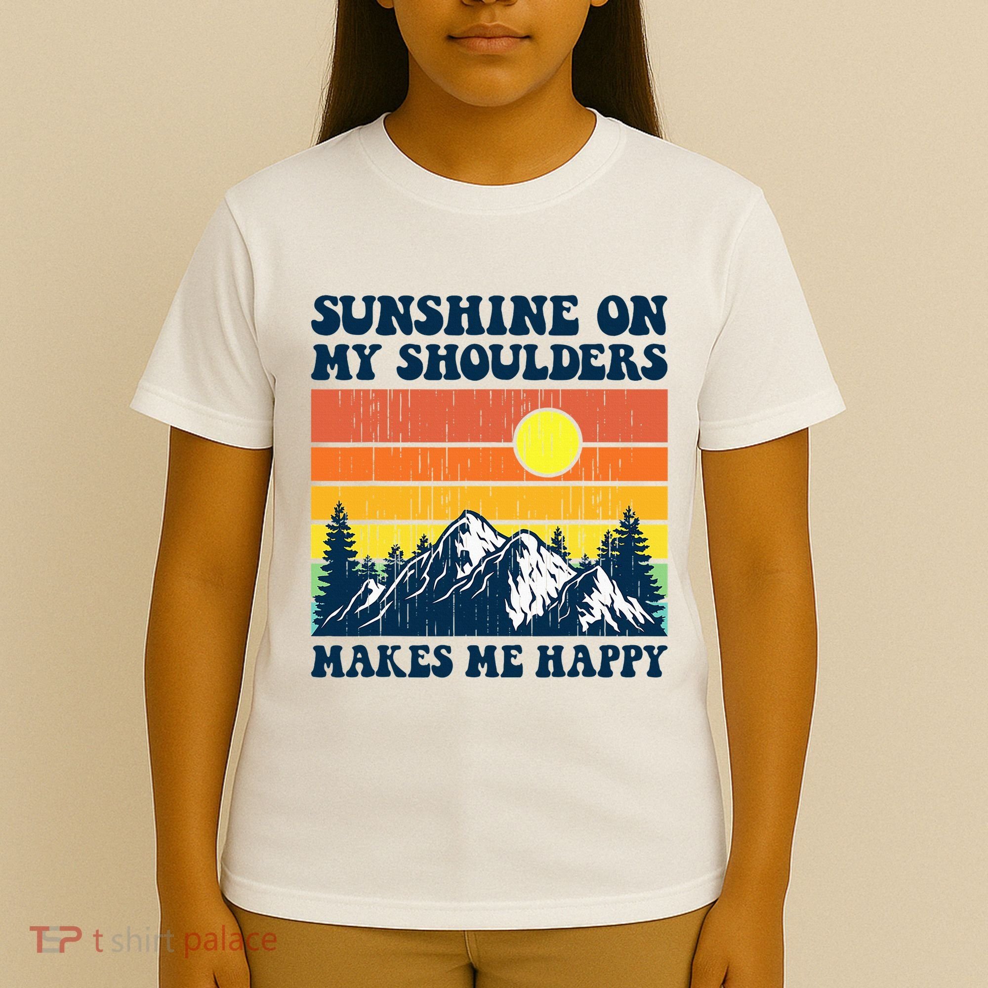 Sunshine On My Shoulders Makes Me Feel Happy Country Music T-Shirt