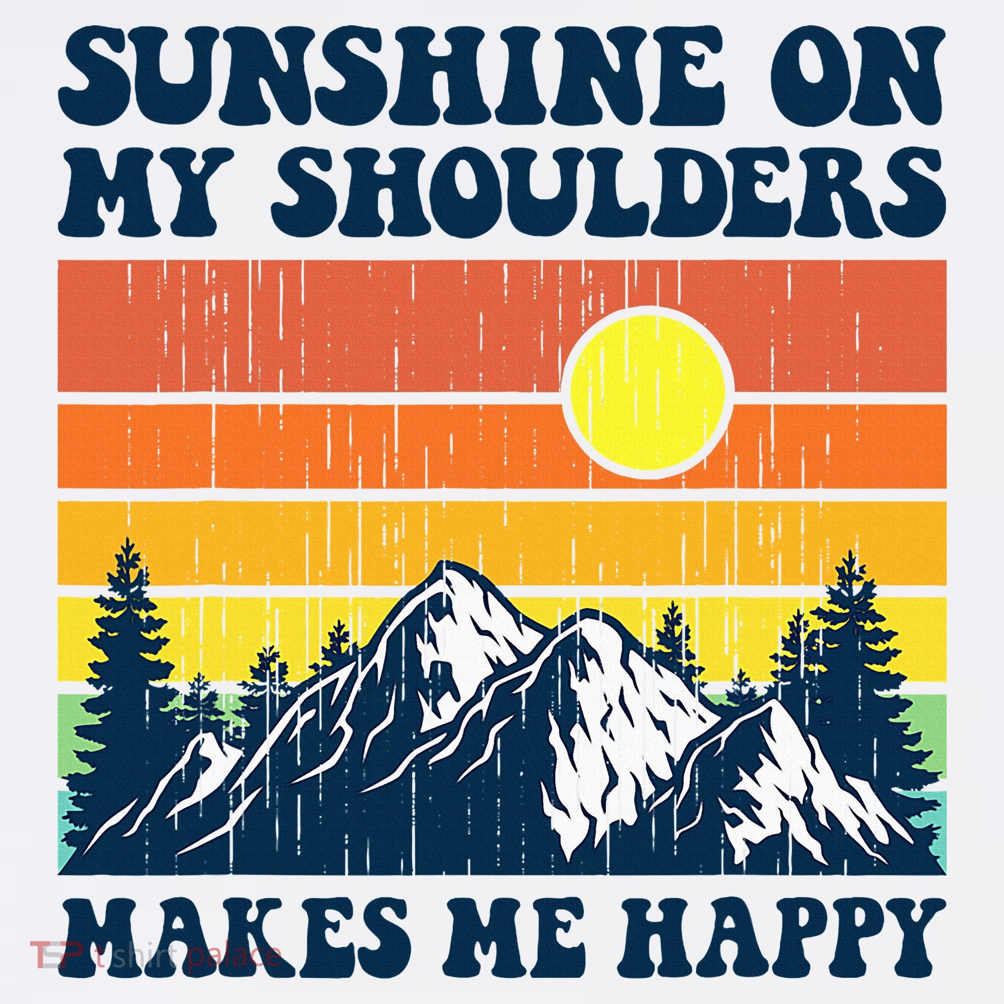 Sunshine On My Shoulders Makes Me Feel Happy Country Music Ornament