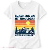 Sunshine On My Shoulders Makes Me Feel Happy Country Music Women's T-Shirt thumb 0