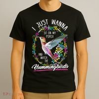 Sit On My Porch And Watch The Hummingbirds Top T-Shirt thumb 3