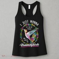 Sit On My Porch And Watch The Hummingbirds Top Women's Tank Top thumb 3