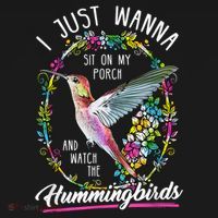Sit On My Porch And Watch The Hummingbirds Top Women's Tank Top thumb 5