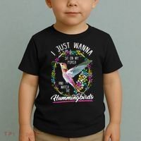 Sit On My Porch And Watch The Hummingbirds Top Toddler T-Shirt thumb 2
