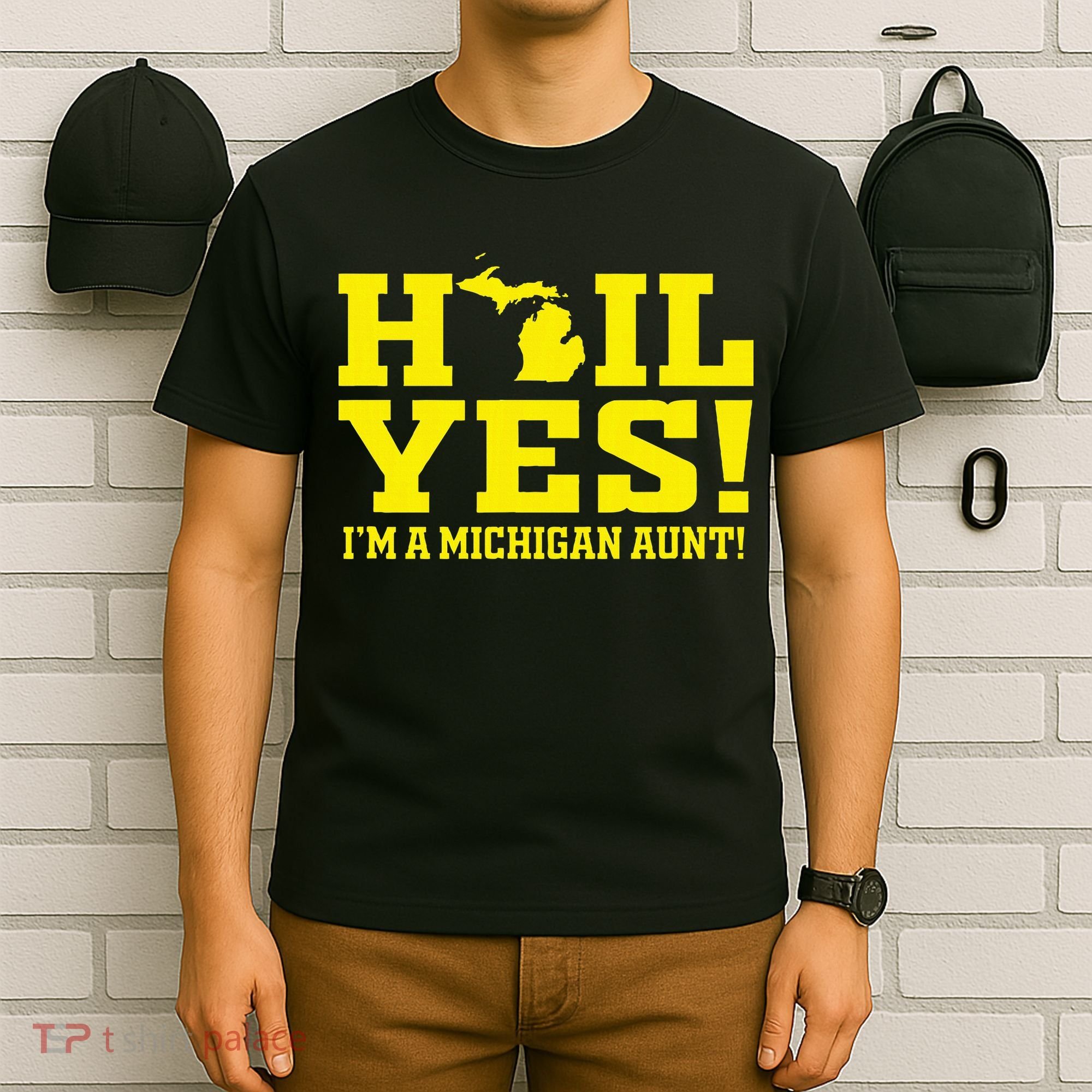 State Of Michigan Hail! Yes Mi Aunt Ann Arbor Gift U M T-Shirt