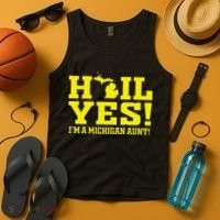 State Of Michigan Hail! Yes Mi Aunt Ann Arbor Gift U M Tank Top thumb 4
