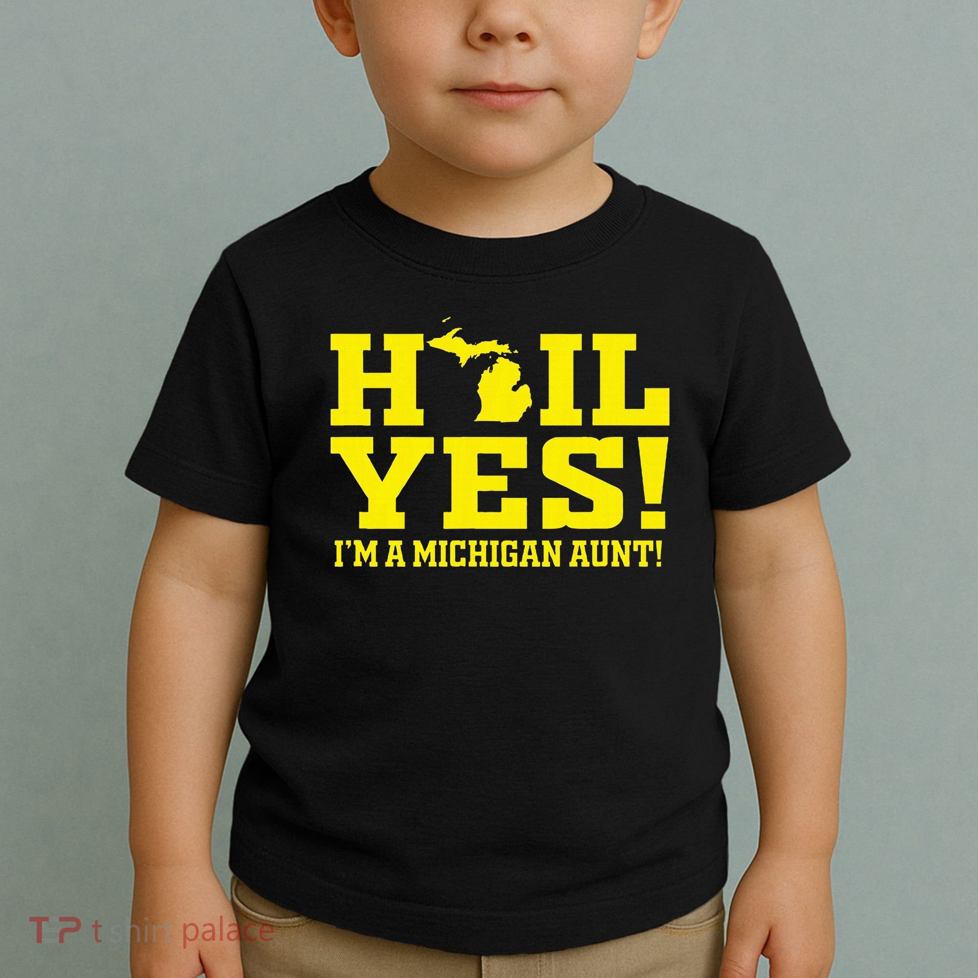 State Of Michigan Hail! Yes Mi Aunt Ann Arbor Gift U M Toddler T-Shirt