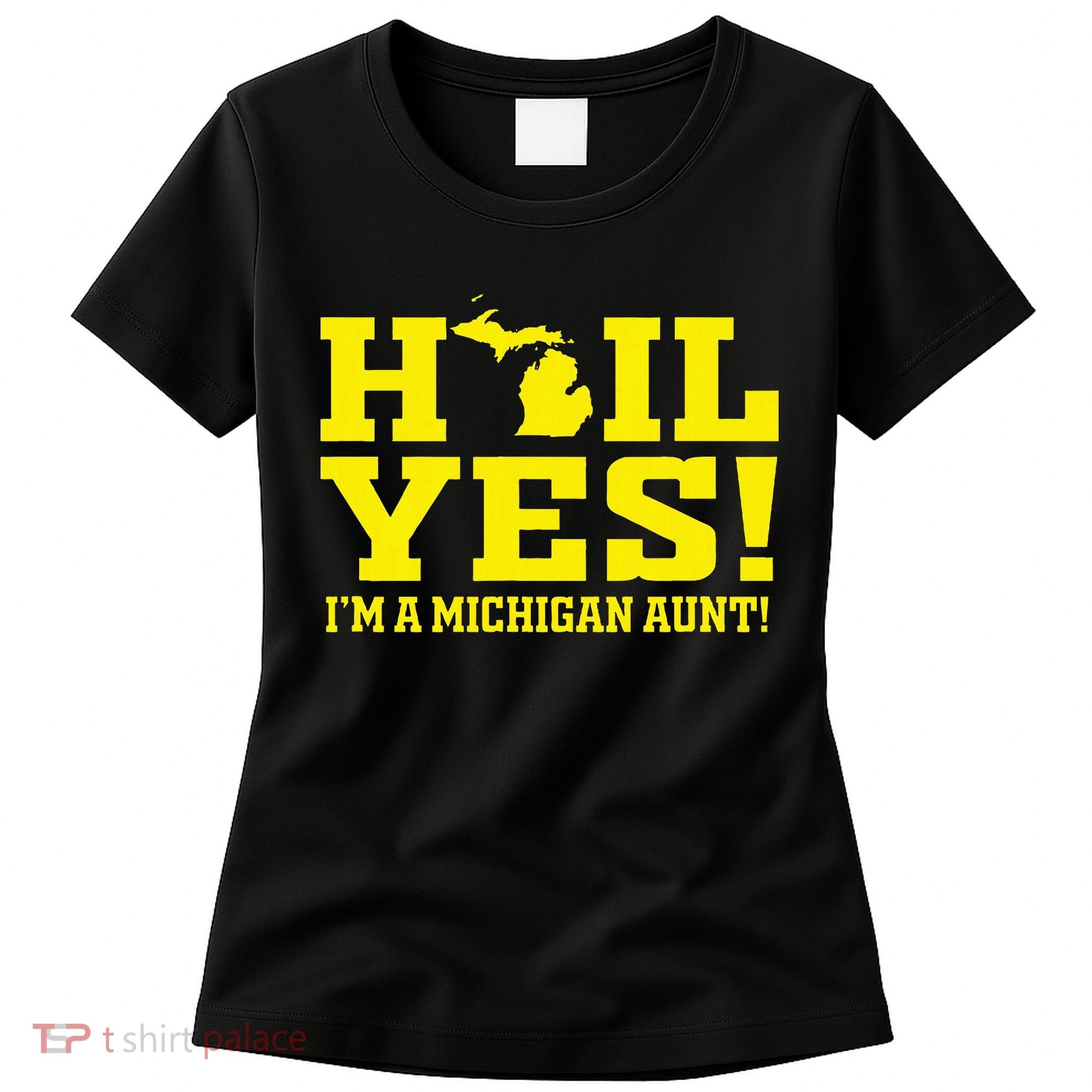 State Of Michigan Hail! Yes Mi Aunt Ann Arbor Gift U M Women's T-Shirt