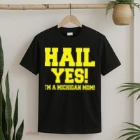 State Of Michigan Hail! Yes Mom Mother Ann Arbor Gift U M T-Shirt thumb 2