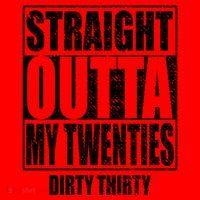 Straight Outta My Twenties 30th Birthday Dirty Thirty Cool Gift Santa Hat thumb 1