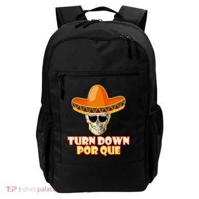 Sombrero Skull Turn Down Por Que Cinco De Mayo Backpack