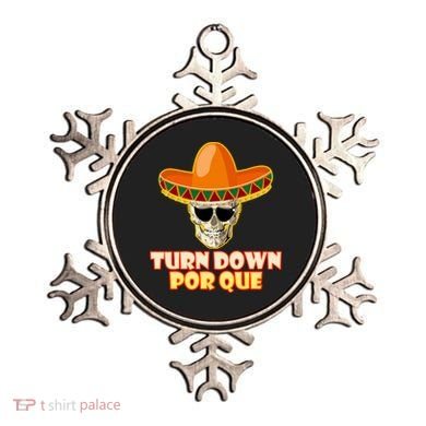 Sombrero Skull Turn Down Por Que Cinco De Mayo Ornament