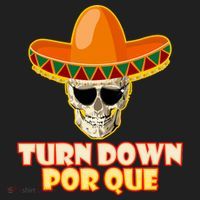 Sombrero Skull Turn Down Por Que Cinco De Mayo Hat thumb 2
