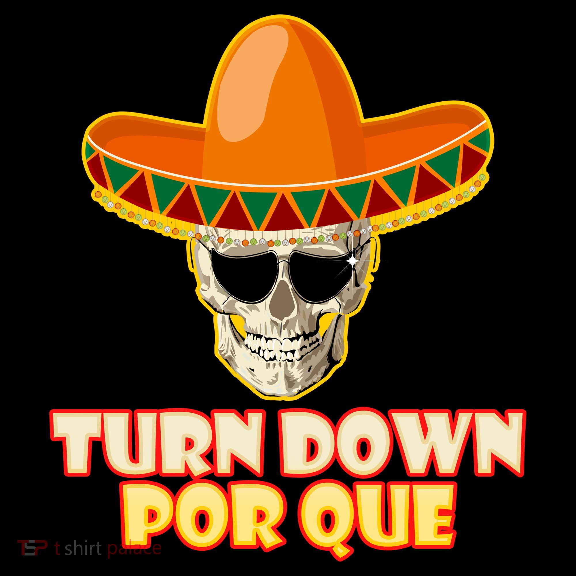 Sombrero Skull Turn Down Por Que Cinco De Mayo Visor