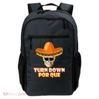 Sombrero Skull Turn Down Por Que Cinco De Mayo Backpack thumb 0