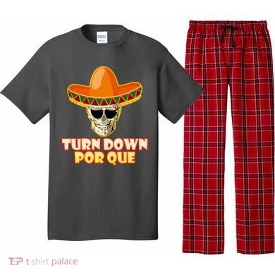 Sombrero Skull Turn Down Por Que Cinco De Mayo Pajama Set