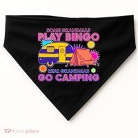 Some Grandmas Play Bingo Real Grandmas Go Camping USA-Made Doggie Bandana thumb 0